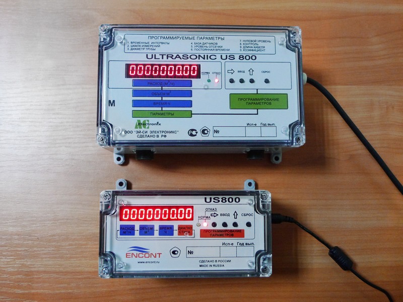 Ультразвуковой расходомер ЭНКОНТ US 800-1x Счетчики воды и тепла #1